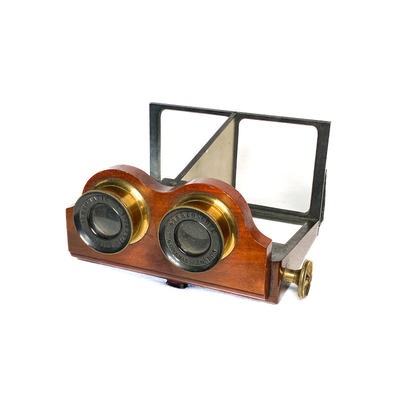 Stereoscope 'Patent Achromatic Mirror Stereoscope'; Smith, Beck & Beck; c. 1860; M-SH007