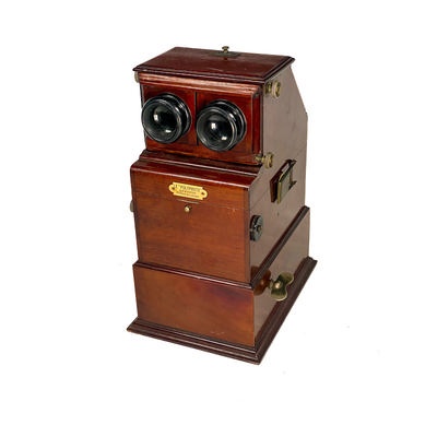 Tray Stereoscope 'Le Polyphote'; Bize, Lucien; 1910-1915; M-ST054