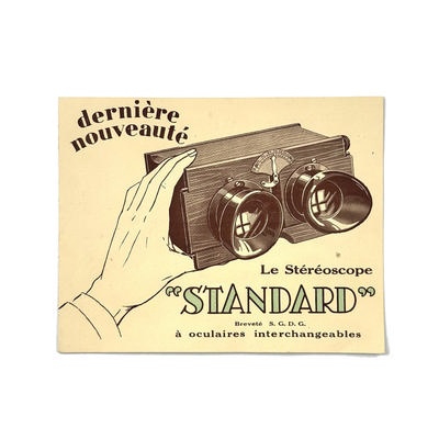 Mattey advertisement 'Stéréoscope Standard'; M-D075