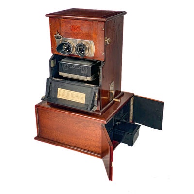 Tray-Stereoscope 'Ontophote Classeur-Automatique'; Cornu, Gustave; c. 1910; M-ST058