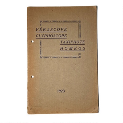 Catalogue Richard 1923; M-D038