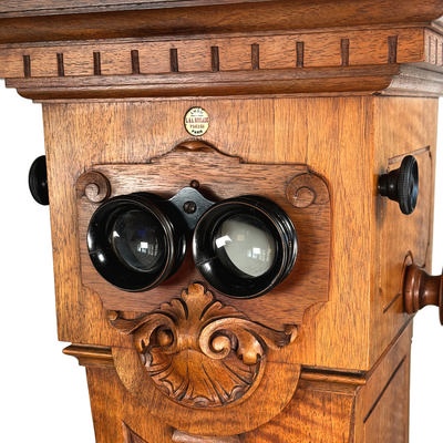 Chain-Stereoscope for 200 Views, Luxe  ; Boulade Frères; c. 1910; M-SF008