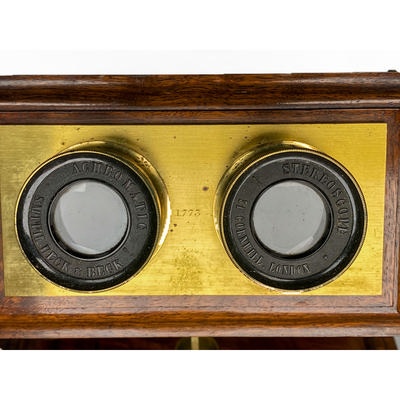 Boxed Stereoscope 'The Achromatic Stereoscope', Exclusive Version; Smith, Beck & Beck; c. 1860; M-ST001