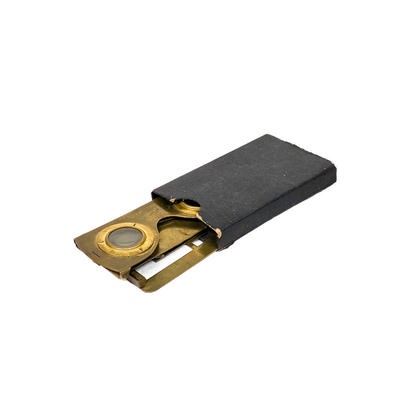 Foldable Stereoscope 'Stéréoscope pliant en laiton' with Original Storage Box; Richard, Jules; c. 1915; M-SH073