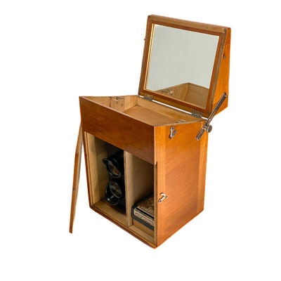 Boxed Stereoscope 'à Éjecteur' with 'Socle-classeur'; Gaumont, Léon; c. 1930; M-SH111