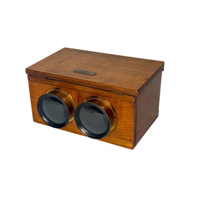 Cuboid Stereoscope; Tauber, Christian; c. 1900; M-SH041