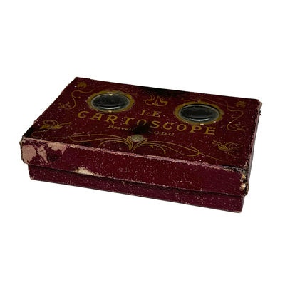 Boxed Stereoscope 'Le Cartoscope'; c. 1910; M-SH141