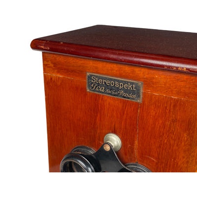 Leporello-Stereoscope 'Stereospekt'; Internationale Camera Actiengesellschaft; c. 1910; M-ST029