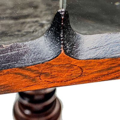 Brewster Stereoscope on Stand, Rosewood, Prismatic Lenses; Duboscq-Soleil; c. 1880; M-ST039