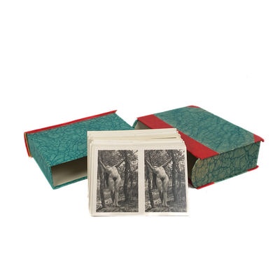 German Nude Art Series with original storage Box; Verlag der Schönheit; c. 1920; M-V002
