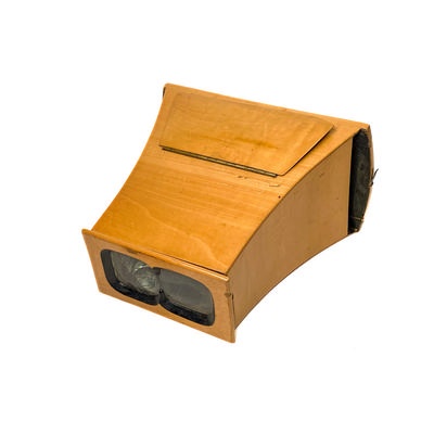 Brewster Stereoscope, Prismatic Lenses, Lemon wood; Duboscq-Soleil; 1860-1890; M-SH127
