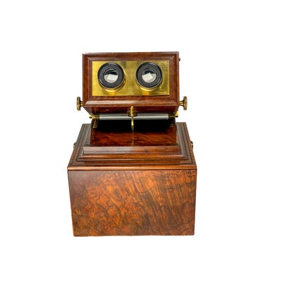 Boxed Stereoscope 'The Achromatic Stereoscope', Exclusive Version; Smith, Beck & Beck; c. 1860; M-ST001