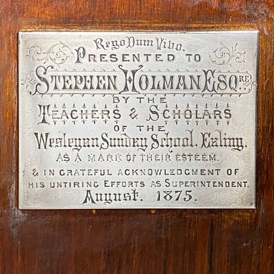 Chain-Stereoscope 'Stéréo-Mégascope' with Graphoscope and Dedication Plate; Mattey; c. 1875; M-SF006
