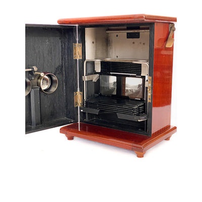 Leporello-Stereoscope 'Stereospekt' with Original Storage Base; Zeiss, Carl; c. 1926; M-ST066