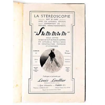 Catalogue Summum c. 1930; M-D003