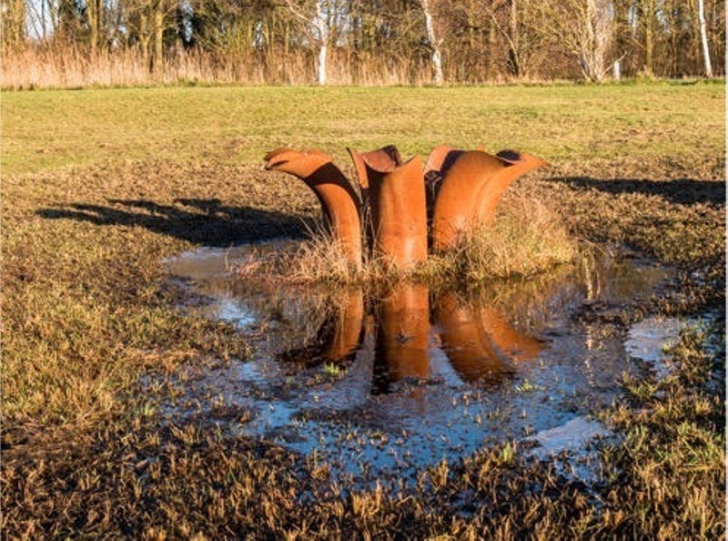Informele sculptuur (Bloem) / Informal sculpture (Flower); R.W. van de