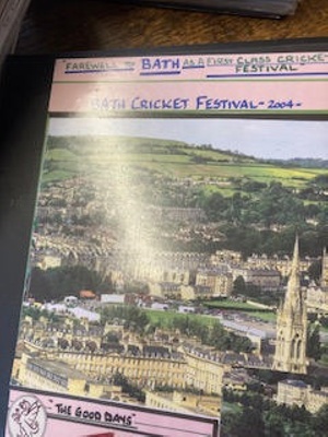 Adrian Burton folder - Bath Cricket Festival 2004; Adrian Burton; 2004; SCM.003136