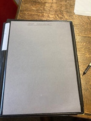 Adrian Burton folder - Tom Graveney ; Adrian Burton; SCM.003128