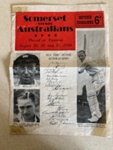 SCCC Program v Australia August 1948; Somerset CCC; 1948; SCM.003091