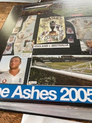 Adrian Burton folder - Ashes 2005; Adrian Burton; 2010; SCM.003162