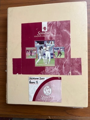 Adrian Burton folder - Somerset CCC 2001 Book 5
; Adrian Burton; 2001; SCM.003150