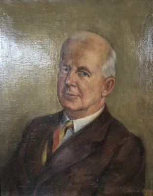 Sir Pelham Warner (restored by Mike Tarr).; Denise Lebreton Brown; SCM.000812