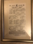 Framed Scorecard - England v India 31.07.1990 Lords; Unknown; 1990; SCM.003039
