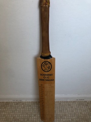 Autographed bat - 2000 Somerset Squad; Somerset CCC; 2000; SCM.003034