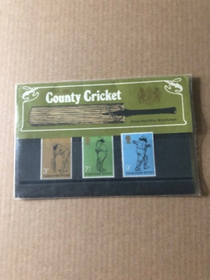 Set of County Cricket stamps; Unknown; 1924; SCM.003044