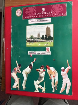 Adrian Burton folder - Somerset CCC 1961-81; Adrian Burton; 1961; SCM.003142