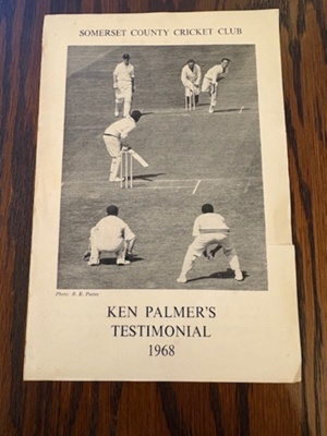Programme - Ken Palmer’s testimonial 1968; Somerset CCC; 1968; SCM.003108