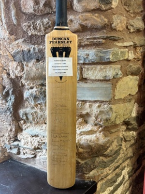 Cricket Bat autographed by Somerset, Sussex and Leicestershire 1984/5; Somerset CCC; 1985; SCM.003087