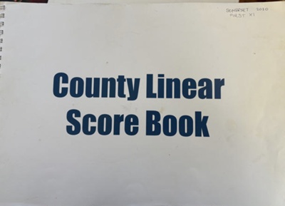 Somerset 1st XI Scorebook 2020; Somerset CCC; 2020; SCM.003061