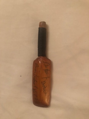 Miniature cricket bat autographed by Somerset CCC Team 1964; Unknown; 1964; SCM.003008