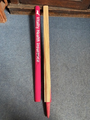 Stumps broken by Riley Meredith in T20 group match; Somerset CCC; 2025; SCM.003104