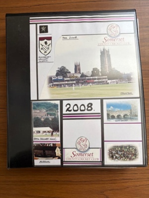 Adrian Burton folder - Somerset CCC 2008; Adrian Burton; 2008; SCM.003156