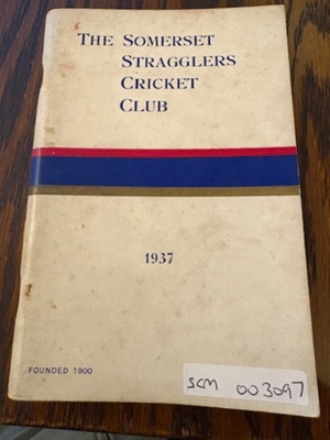 Somerset Stragglers Year Book 1937; Somerset Stragglers; 1937; SCM.003097