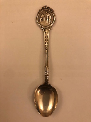 Silver Tea spoon hallmarked Birmingham 1926; Turner & Simpson; 1926; SCM.003031