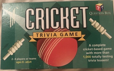 Cricket Trivia Game; Question Box Ltd; 196x; SCM.002964