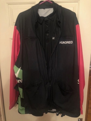 Collection of Umpires Clothing donated (via Polly Rhodes) by Jasmine Naeem; SCM.002977