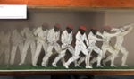Set of animated pictures of Viv Richards; Unknown Artist; 19xx; SCM.003048