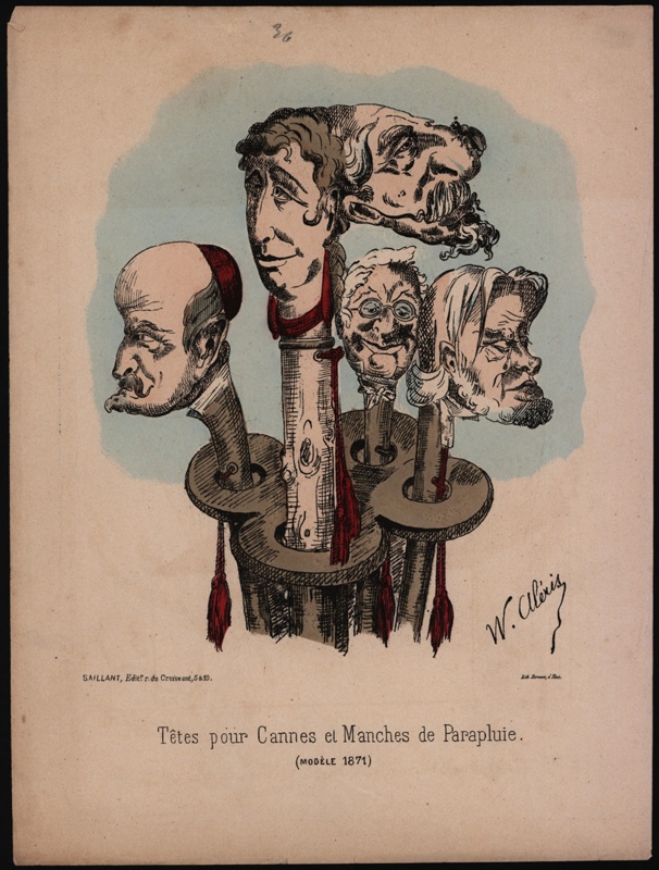 Imperial umbrella handles; W. Alexis; 1871; CPCAR017