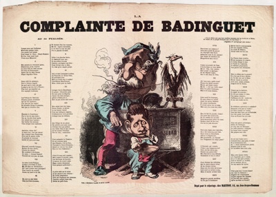 Napoleon's song - Badinguet's lament; Andre Gill;  1870 -1871; CPCAR036