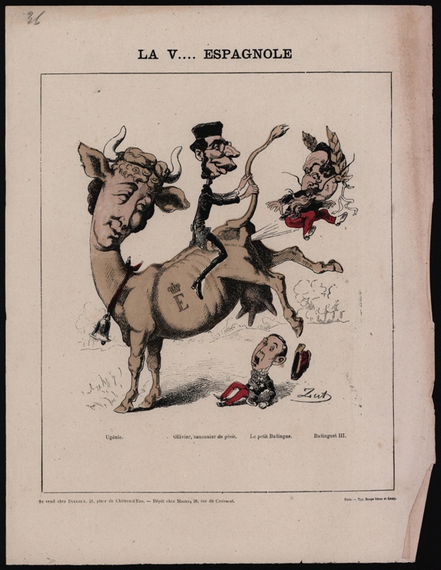 Empress Eugenie The Spanish Cow; Alfred le Petit; 1870; CPCAR007