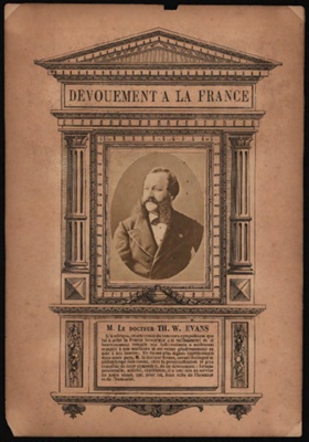 Devotion to France a tribute to Dr Thomas W Evans 1872; Societe Nationale d'encouragement au bien; 1872; CPDOC014