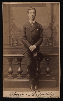 Carte de Visite of the Prince Imperial aged about 15; W D Downey; 1871/2; CPPHO004