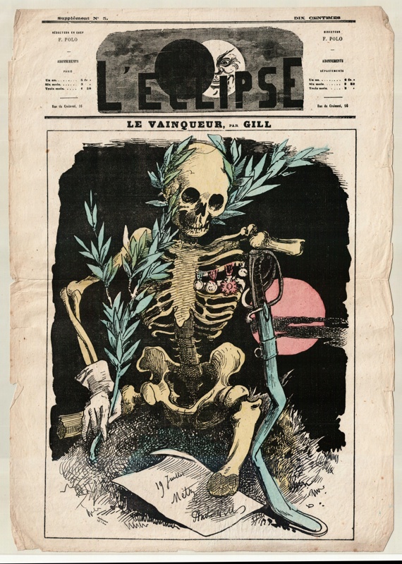 Death is the winner; Andre Gill; 1870; CPCAR004
