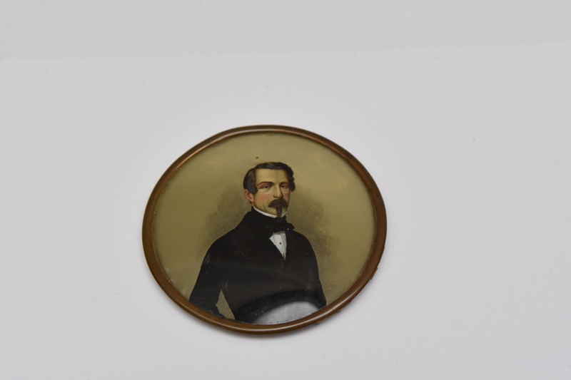 Prince President Louis Napoleon on a box lid (lid only); CPTRI016