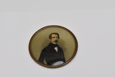 Prince President Louis Napoleon on a box lid (lid only); CPTRI016