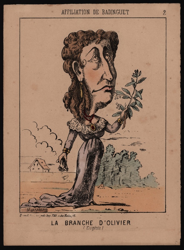 Empress Eugéne 3 
The Olive Branch; E. Rosambeau, (pseudonym Morsabeau); 1870-1871; CPCAR010